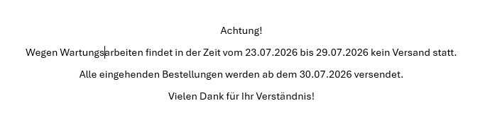 Hinweis
