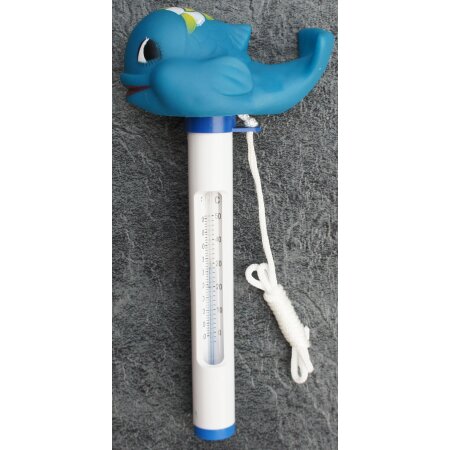 Schwimmbadthermometer kleiner Wal