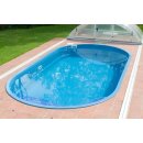 Schwimmbecken IKARUS Glasfaser-Kunststoff 6,00 m x 3,00 m x 1,40 m