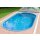 Schwimmbecken IKARUS Glasfaser-Kunststoff 6,00 m x 3,00 m x 1,40 m