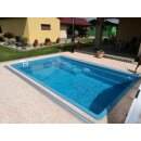 Schwimmbecken SMART Glasfaser-Kunststoff 4,60 m x 3,00 m...