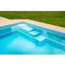 Schwimmbecken SMART Glasfaser-Kunststoff 4,60 m x 3,00 m x 1,20 m