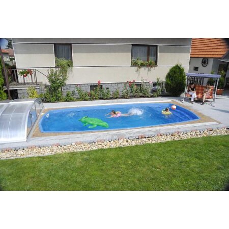 Schwimmbecken ORION Glasfaser-Kunststoff 7,50 m x 3,50 m x 1,50 m