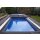 Schwimmbecken PEGASUS Glasfaser-Kunststoff 6,20 m x 3,10 m x 1,40 m