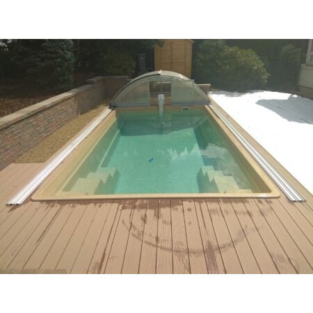 Schwimmbecken PERSEUS Glasfaser-Kunststoff 6.00 m x 3.20 m x 1.40 m