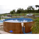 Rundbecken AZUR 4.60 x 1.20 mit Leiter und Skimmer