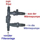 Bypass-Set für Wärmepumpen mit Schlauch komplett