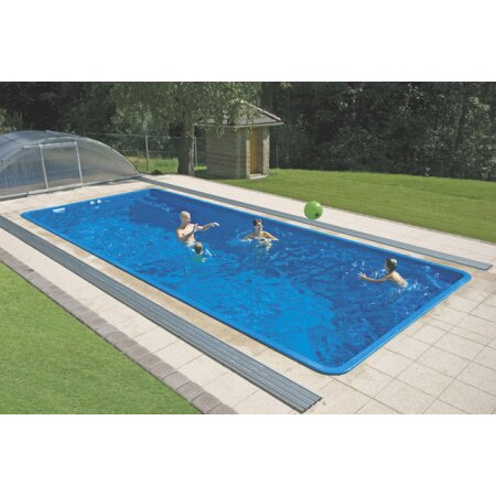 Schwimmbecken GEMINI Glasfaser-Kunststoff 8.20 m x 3.50 m x 1.50 m