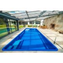 Schwimmbecken GEMINI Glasfaser-Kunststoff 8.20 m x 3.50 m x 1.50 m