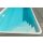 Schwimmbecken GEMINI Glasfaser-Kunststoff 8.20 m x 3.50 m x 1.50 m