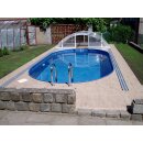 Ovalpool IBIZA in 8.00 m x 4.16 m x 1.50 m