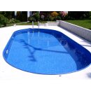 Ovalpool IBIZA in 5,25 m x 3,20 m Folie Mosaik 0,6 mm