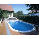 Ovalpool IBIZA in 5.25 m x 3.20 m x 1.50 m Folie Mosaik...