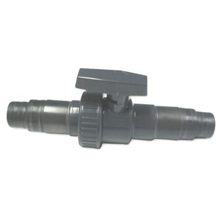 Kugelhahn / Kugelventil mit 2 x 32 und 38 mm Schlauchanschluss