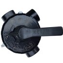 TOP Mount 4-Wegeventil mit Innengewinde 1 1/2" inkl. Klammer und Manometer