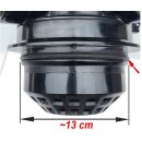 TOP Mount 4-Wegeventil mit Innengewinde 1 1/2" inkl. Klammer und Manometer