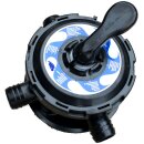 TOP Mount 6-Wegeventil mit Schlauchanschluss 38 mm Made in Germany
