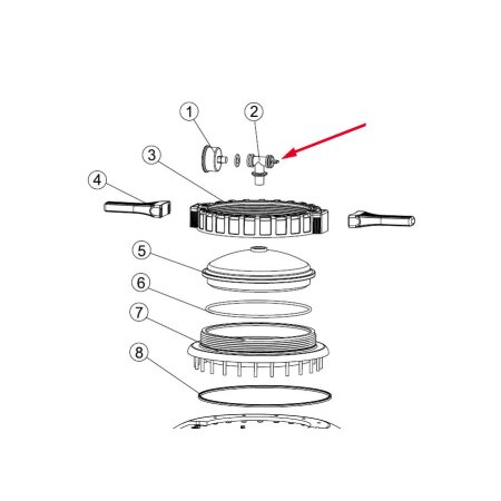 Entlüftung T-Stück für Filter SMG