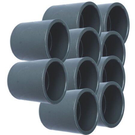 90° PVC-Rohr Filtertechnik Teichpumpe Poolpumpe 6 Stück PVC-Winkel 50 mm