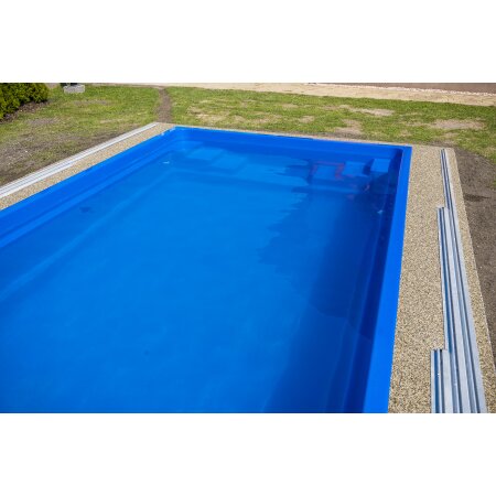 Schwimmbecken FENIX Glasfaser-Kunststoff 6,00 m x 3,00 m x 1,20 m