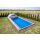 Schwimmbecken FENIX Glasfaser-Kunststoff 6.00 m x 3.00 m x 1.20 m