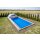 Schwimmbecken FENIX Glasfaser-Kunststoff 6,00 m x 3,00 m x 1,20 m