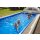 Schwimmbecken FENIX Glasfaser-Kunststoff 6,00 m x 3,00 m x 1,20 m