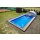 Schwimmbecken FENIX Glasfaser-Kunststoff 6,00 m x 3,00 m x 1,20 m