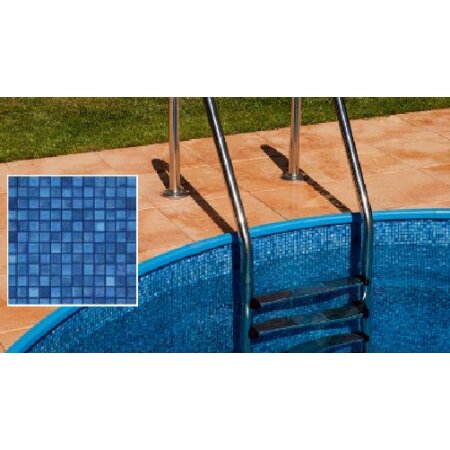 Poolfolie Mosaikfliese IBIZA 5.00 m x 1.20 m - 0.6 mm