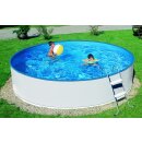 Schwimmbecken weiß Set 3.60 m x 0.90 m rund inkl....