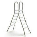 Hochbeckenleiter aus Edelstahl 2 x 5 Stufen