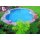 Schwimmbecken SET BORA BORA Achtform - 3.20 m x 5.25 m x 1.50 m