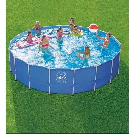 Frame Pool 4.57 m x 1.22 m inkl. Anschlüssen