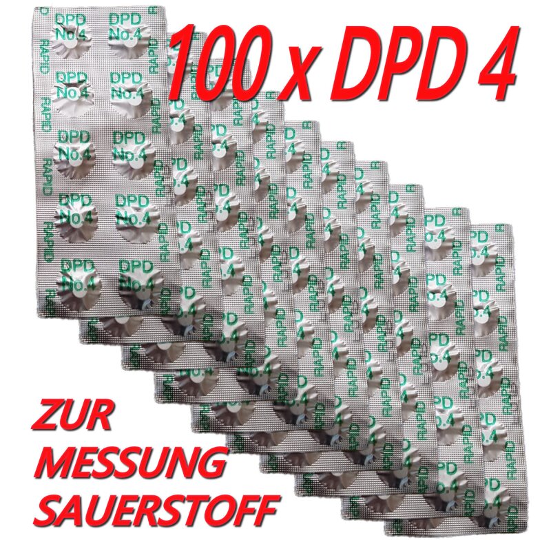Lovibond Spar-SET Pooltester Sauerstoff pH-Wert inkl Refill-Pack 40 Tabletten 