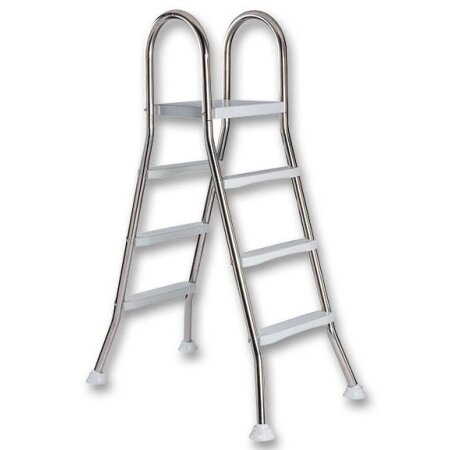 Hochbeckenleiter aus Edelstahl 2 x 3 Stufen