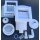 SET Schwimmbecken weiss-anthrazit 3.60 m x 0.90 m inkl. Sandfilter Leiter Skimmer etc.