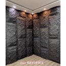 Wandelement Stone Rock black 1200 x 600