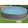 Schwimmbecken anthrazit Rattan 4.60 m x 0.90 m