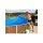 Solarfolie 180  rechteckig blau 8,00 m x 5,00 m