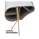 Auskleidung oval 7,00 m x 3,50 m  x 1,20 m Sand  0,8 mm