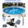 Komplett Set Einbaupool 6.00 m x 1.20 m mit Folie 0,8 mm