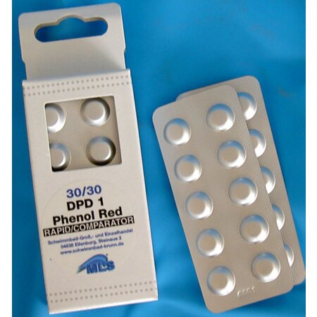 Testtabletten Brom/Chlor und  pH im  Blisterpack