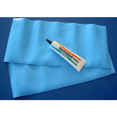 Folienreparaturset Standard mit Folie 0.60 mm blau