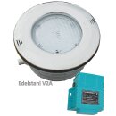 LED Einbauscheinwerfer mit Trafo und Edelstahlblende